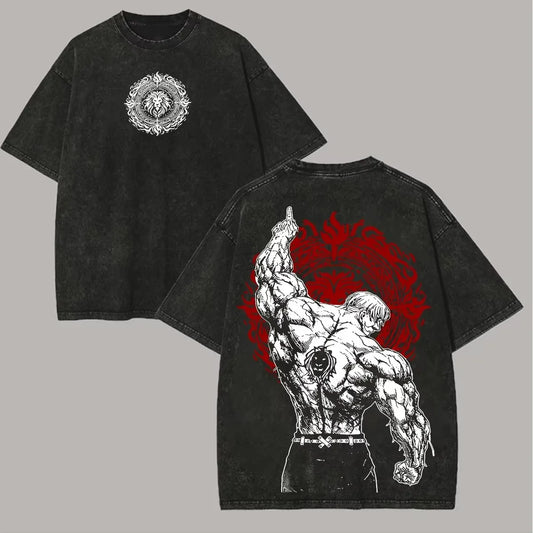 The Seven Deadly Sins Escanor Vintage Washed T-Shirt