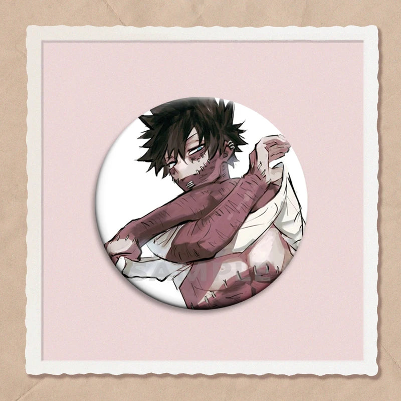 My Hero Academia Dabi Button Pin