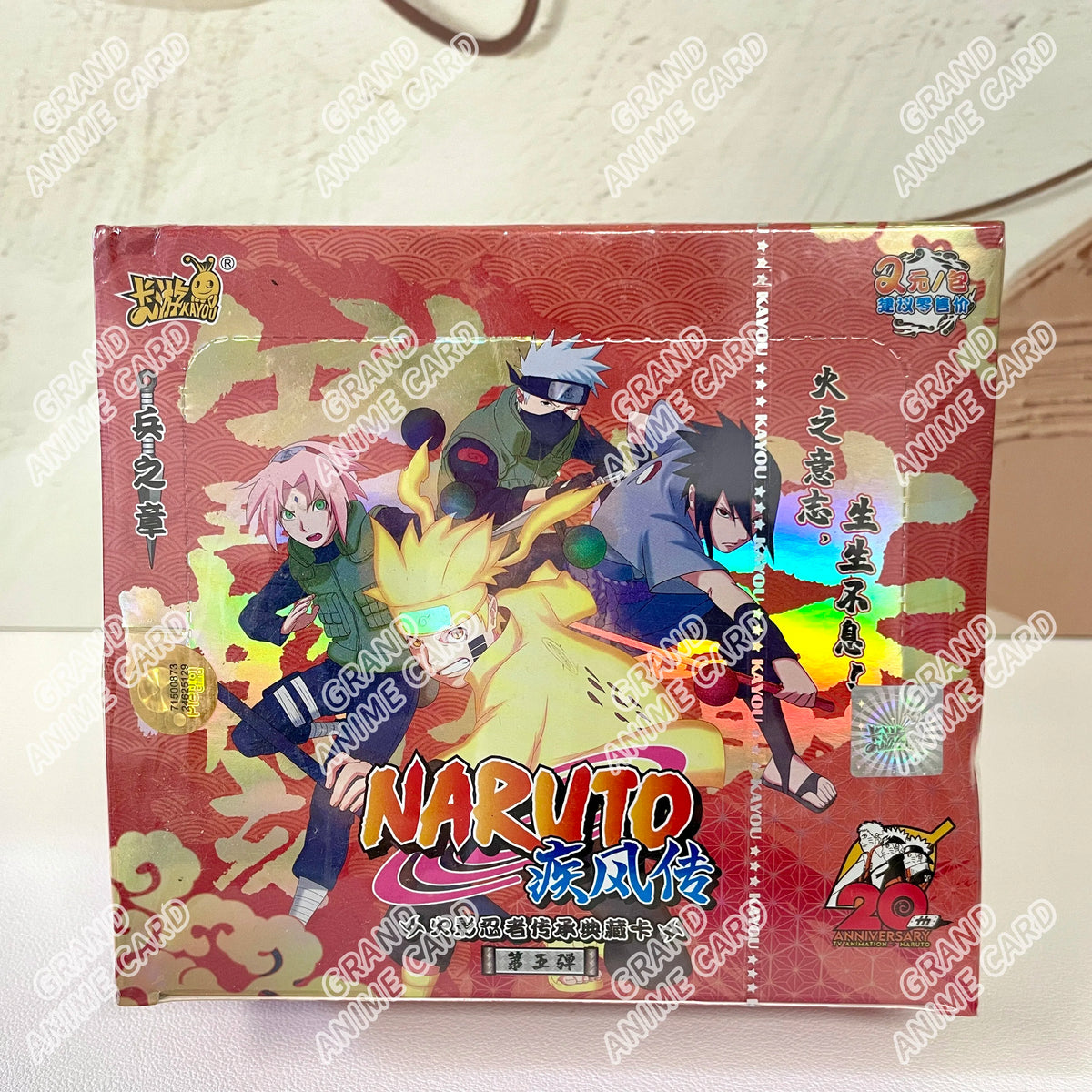 KAYOU Genuine Naruto Cards T2W9 T4W8 Booster Box Anime TCG Rare SE BP CR MR Ninja World Fight Chapter Collection Kids Toy Gift