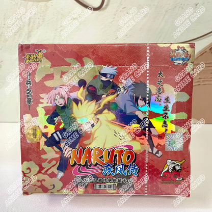 KAYOU Genuine Naruto Cards T2W9 T4W8 Booster Box Anime TCG Rare SE BP CR MR Ninja World Fight Chapter Collection Kids Toy Gift
