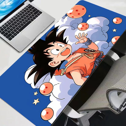 Large Gaming Keyboard Rug Laptop Japan Cool Anime Mouse Pad XXL Black DBZ Dragon Ball Z Desk Mat PC Gamer Carpet Mousepad gift