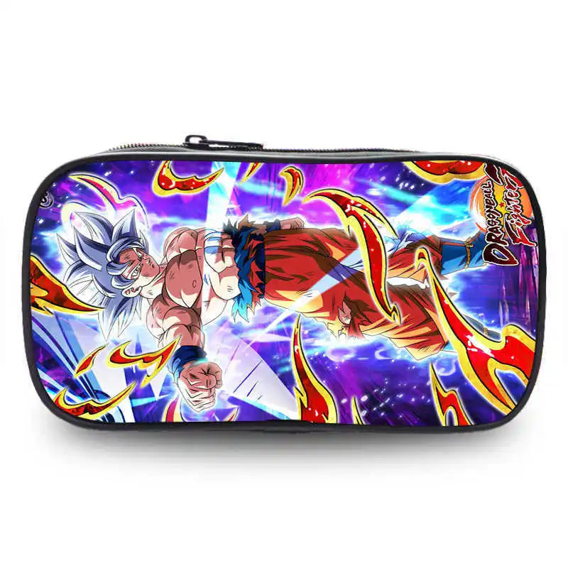 Dragon Ball pencil case cartoon anime merchandise durable Oxford cloth stationery box student study supplies printed storage bag