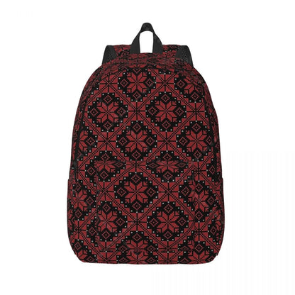 Palestinian Tatreez School Backpack