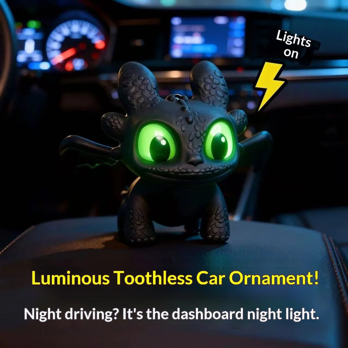 How to Train Your Dragon Toothless Car Ornament