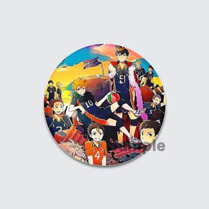 Haikyuu!! Anime Button Pins