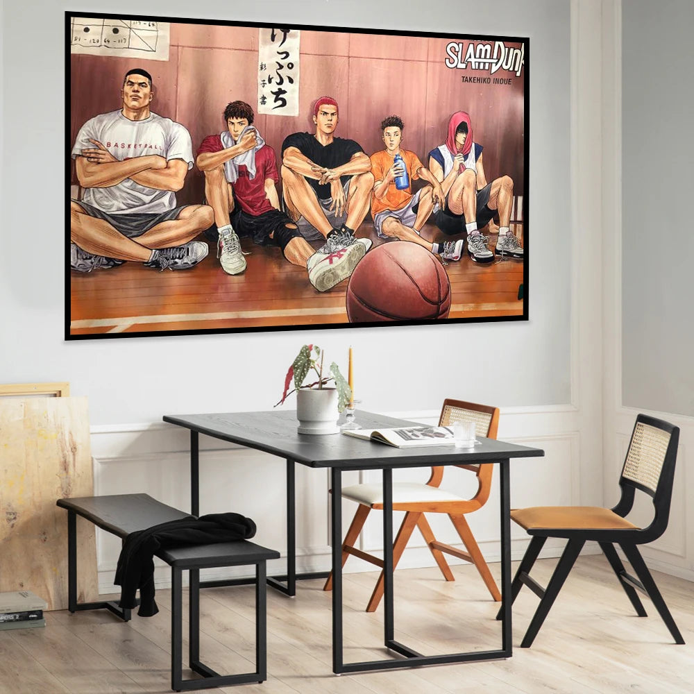Slam Dunk Sakuragi Canvas Poster