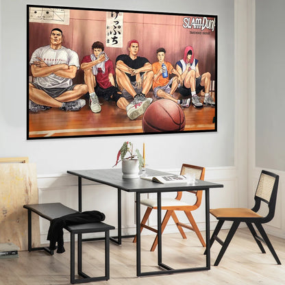 Slam Dunk Sakuragi Canvas Poster
