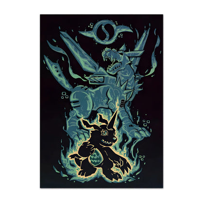 Digimon Poster Canvas Art