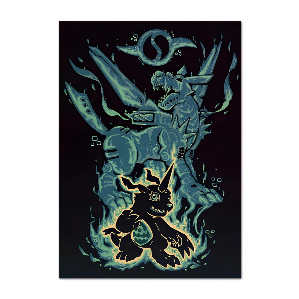 Digimon Poster Canvas Art