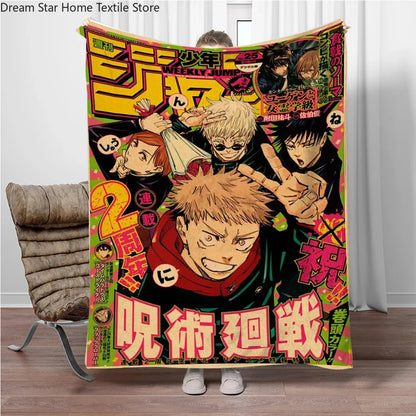 Jujutsu Kaisen Flannel Blanket