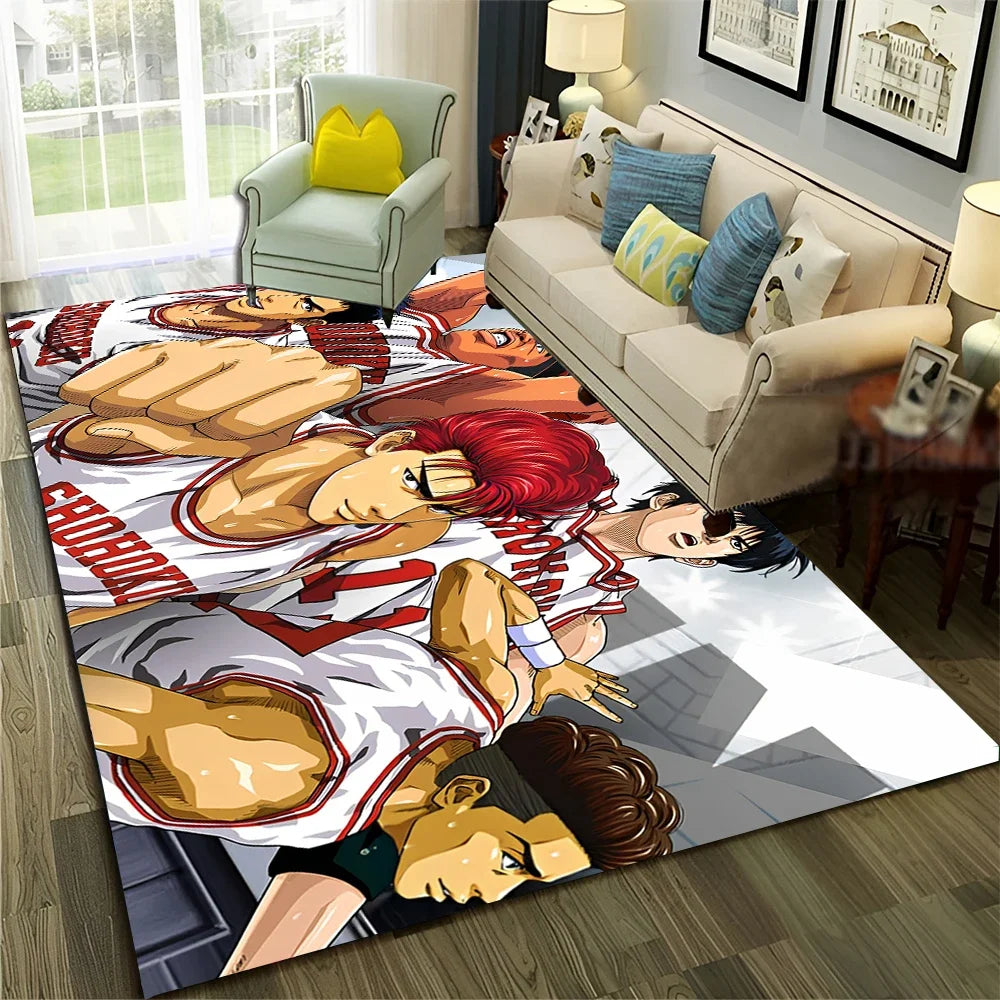 Slam Dunk Basketball Rug