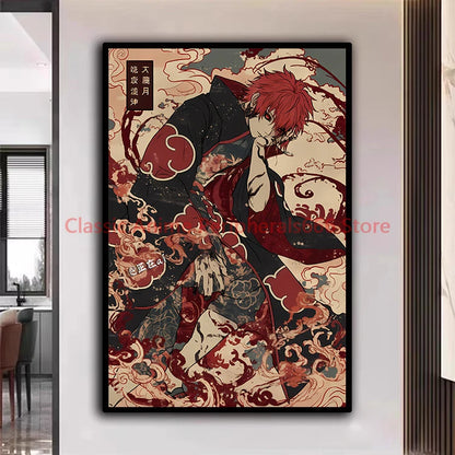 Naruto Akatsuki Ukiyo-E Poster
