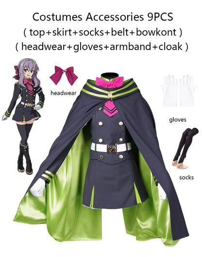 Seraph Of The End Shinoa Military Uniform