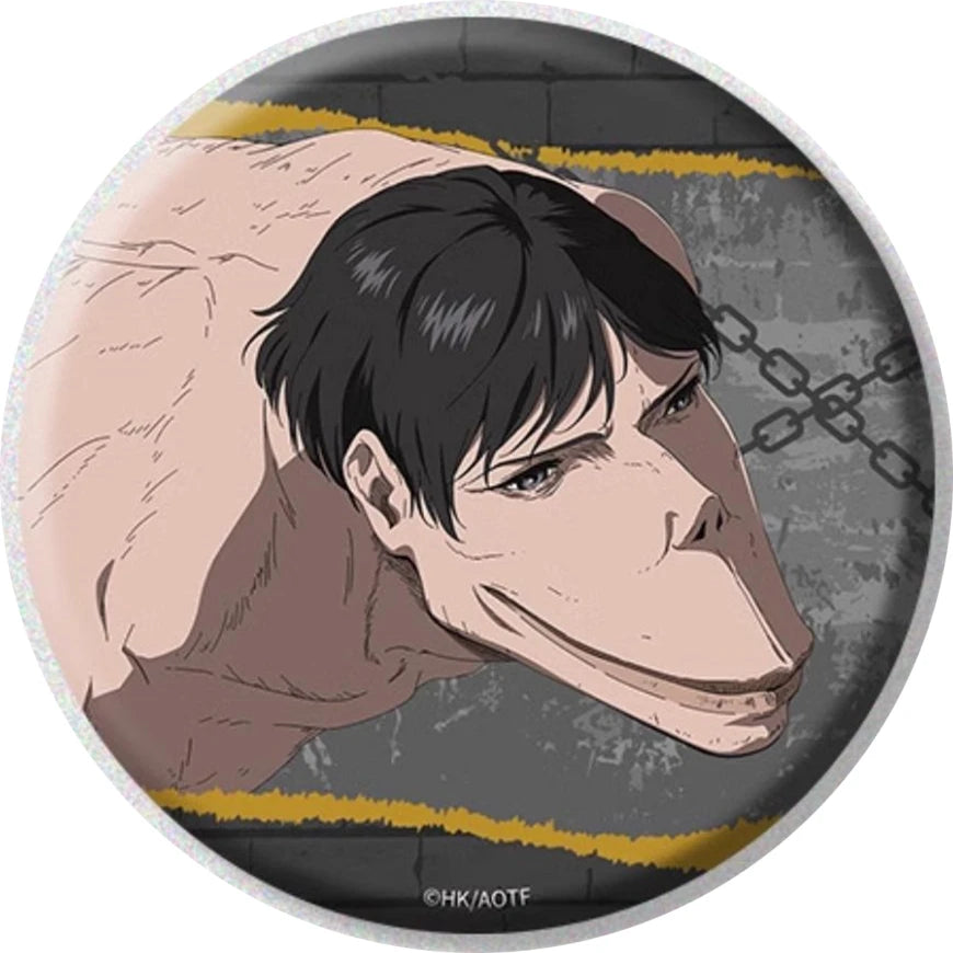 58mm Anime Attack on Titan Eren Jaeger Mikasa·Ackerman Sasha Braus Cosplay COSTUME Badge Pin SPTE Tinplate Brooch﻿ Prop Gilf