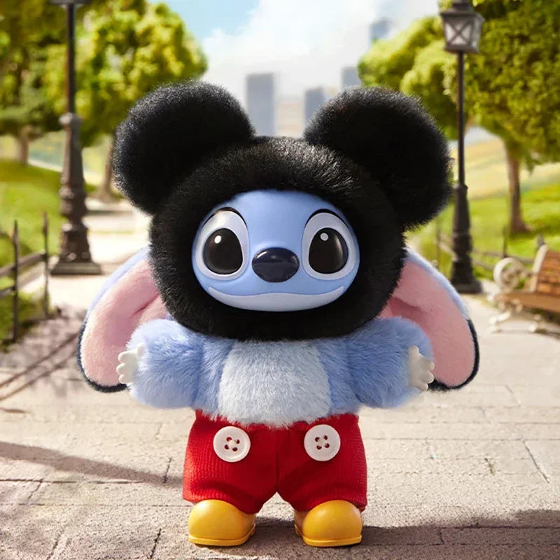 POP MART Disney Stitch Adventure Series Cute Vinyl Plush Blind Box Anime Figure Desktop Decoration Blind Bag Toy