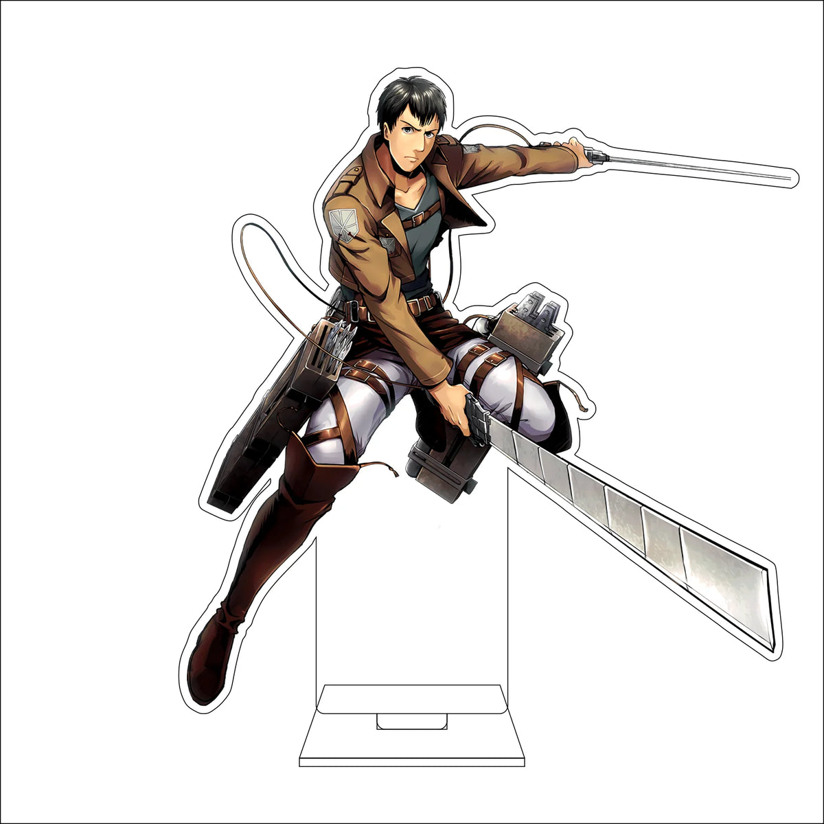 16CM Anime Attack on Titan Cosplay Acrylic Figure Stand Plate Jean Kirstein Hange Zoe Rivaille Ackerman Ornaments Gifts