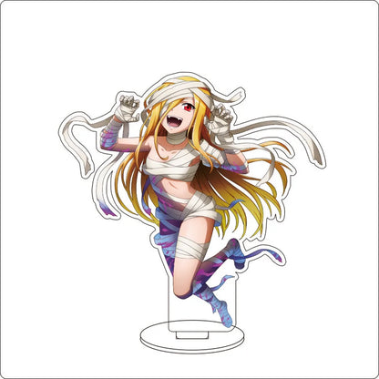 Anime Overlord Acrylic Stand Ornaments Ainz Ooal Gown Shalltear Bloodfallen albedo Cocytus Figure Stand Halloween Gifts