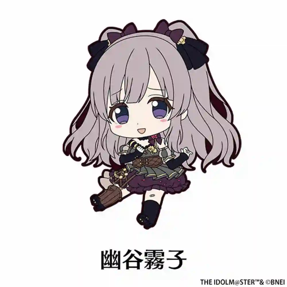 Anime Fans Gifts TTHE IDOLM@STER  Cute Kawaii HD Character Shimamura Uzuki Acrylic Keychain Decoration About 6cm