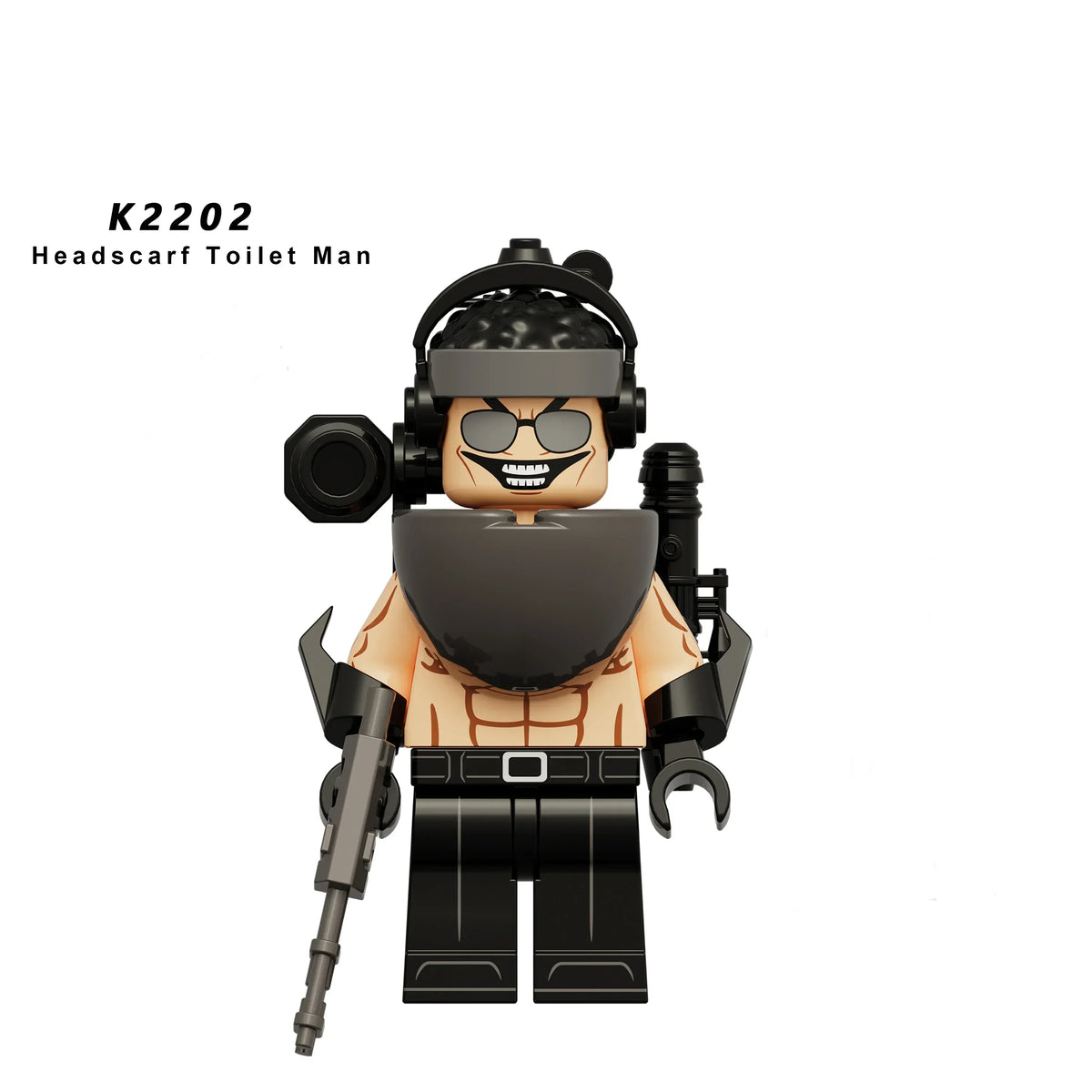New KDL DJ Upgrade War-Damaged Skibidi Toilet Man Figures Anime Block Toys TvMan Titan Bricks Model Toy For Kid Birthday Gift