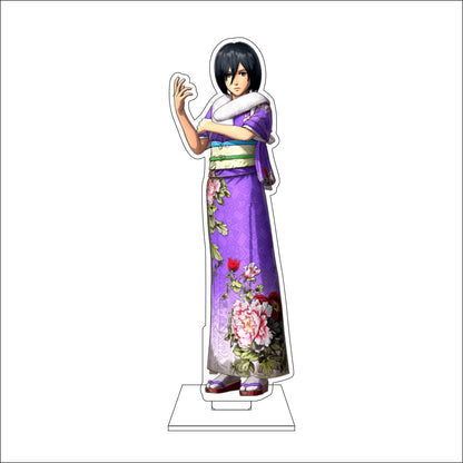 16CM Anime Attack on Titan Cosplay Acrylic Figure Stand Plate Ymir Sasha Braus Conny Springe Ornaments Gifts