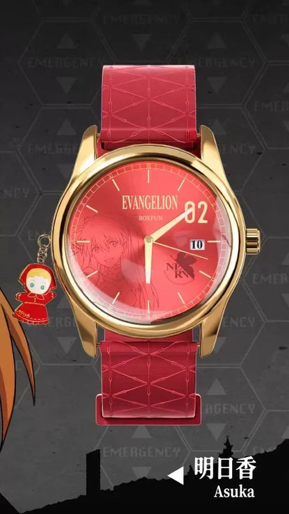 Evangelion Asuka Wrist Watch