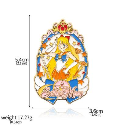 Sailor Moon Tsukino Usagi Enamel Keychain