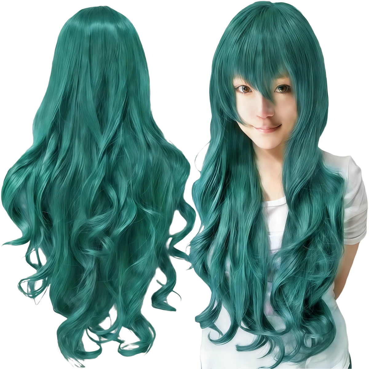 Sailor Moon Sailor Pluto Curly Wig