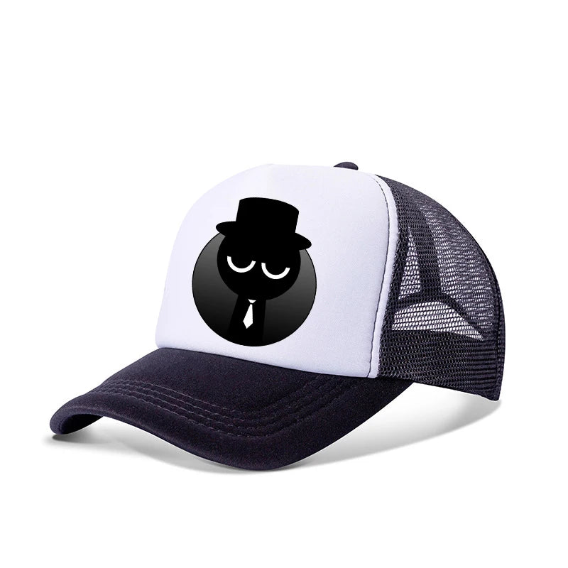 Sprunkis Cartoon Mesh Cap