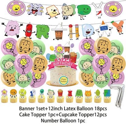 Battle For Dreaming Island Birthday Backdrop Set