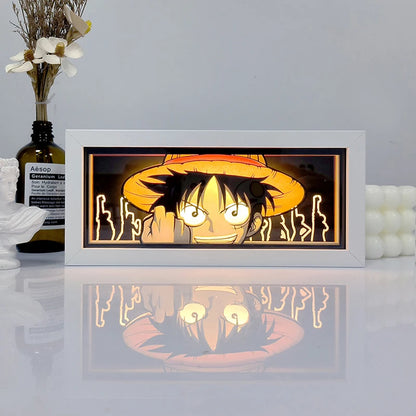 One Piece Zoro Shadow Box