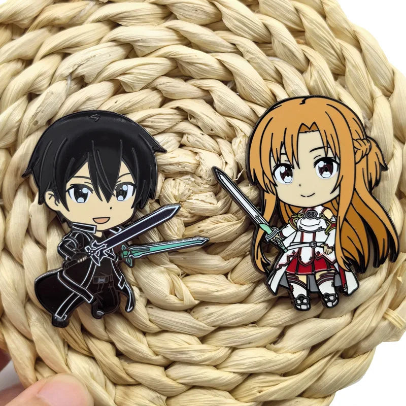Sword Art Online Kirito Asuna Pins