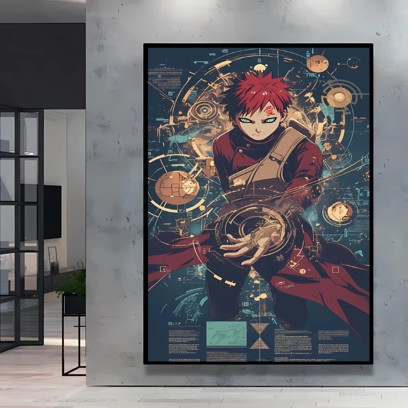 Print on Canvas Wall Art Naruto Uchiha Itachi Poster HD Cartoon Pictures Home Living Room Decoration Paintings Holiday Gifts