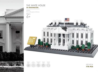 MOC World Famous Architecture Edifice Opera House Building Blocks Villa Savoye Bridge Tower Toy Children Birthday Christmas Gift