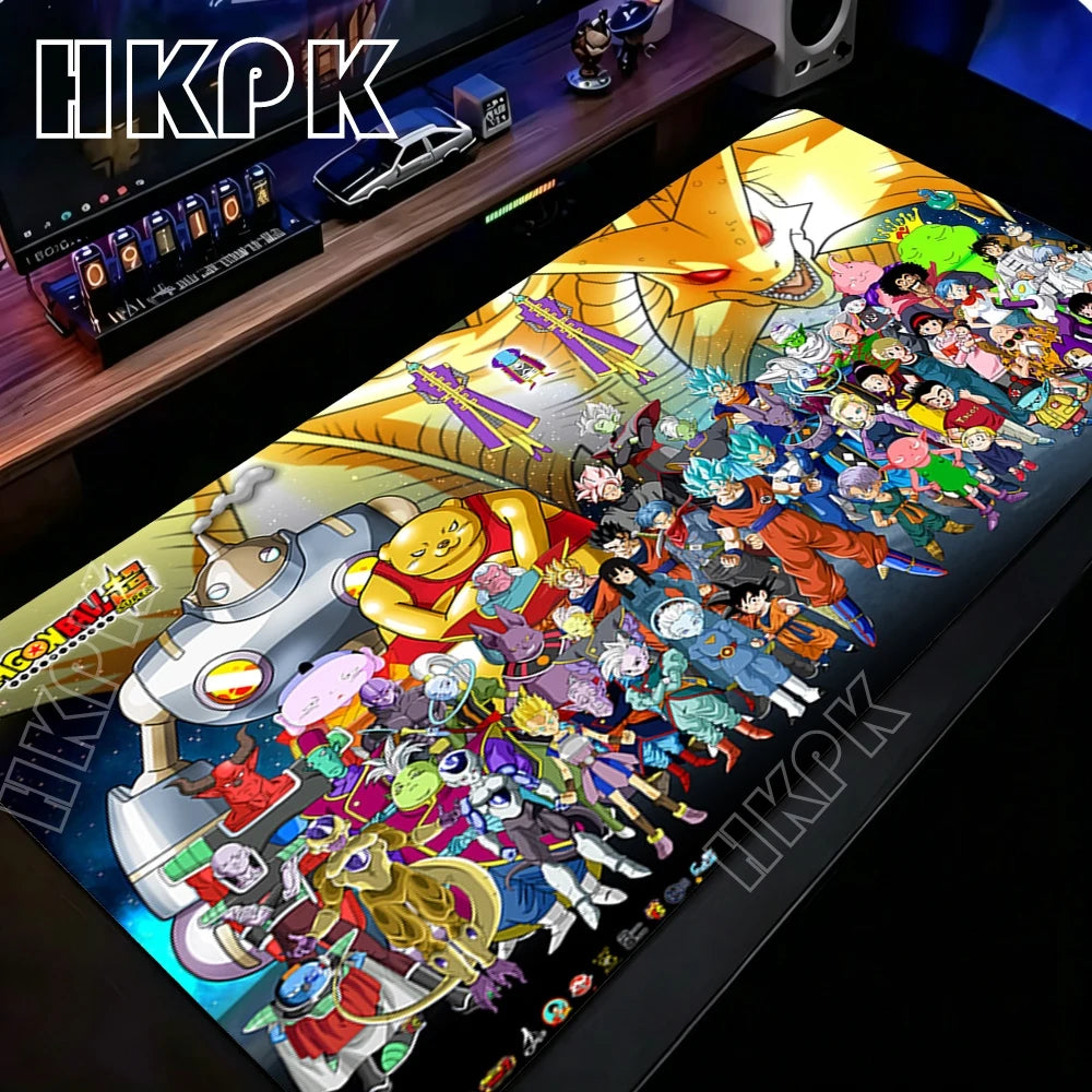 DBZ Dragon Ball Mouse Pad Gamer PC Computer Large XXL Desk Mat Keyboard Anime Gaming Accessories Mousepad Cartoon Big Carpet