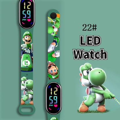 Kids LED Watch Touch Control Digital Silicone Strap
