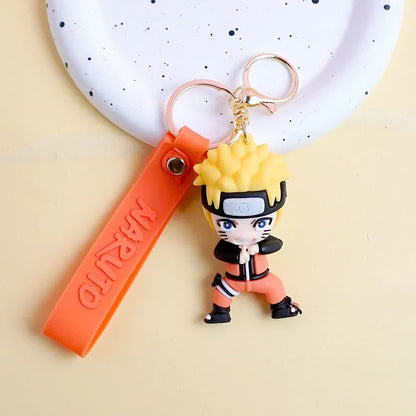 Naruto cartoon Keychain Hatake Kakashi Character Keychain cartoon Pendant Bag Car Key Decorations Gifts for Fans.