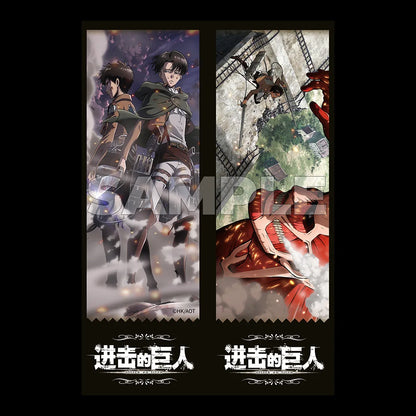 Attack on Titan Eren Jager Rival Ackerman Mikasa Armin Arlert Hanji Zoe China Official Authorization Relax Series Laser Ticket