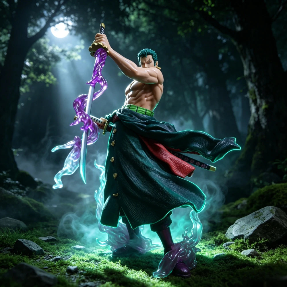 23cm/9in Anime ONE PIECE Figure Roronoa Zoro Action Figures Pvc Collection Model Toys for Gifts