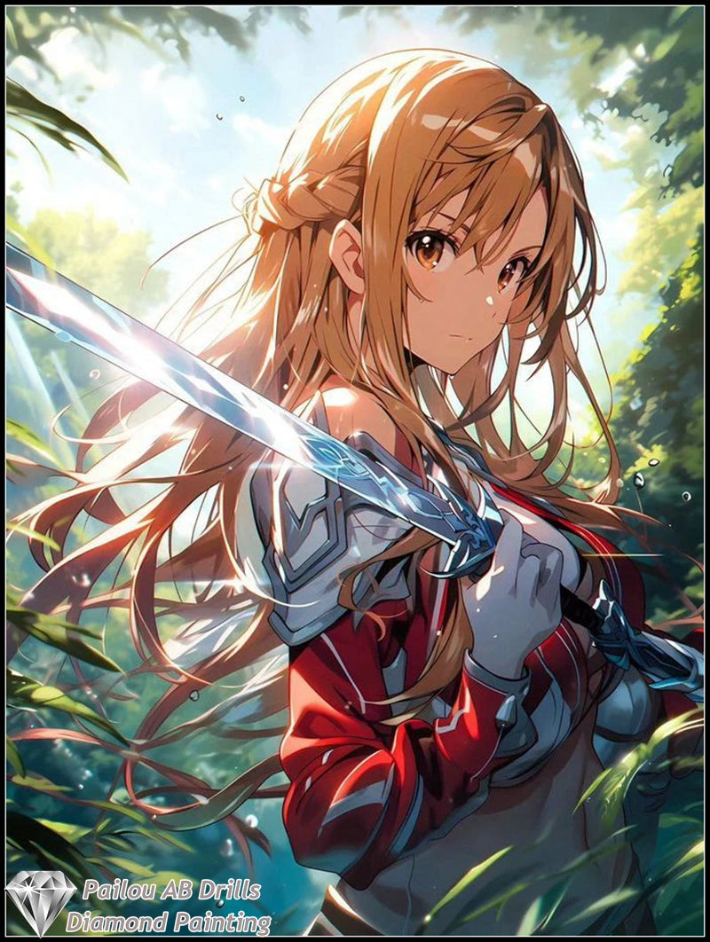 Sword Art Online Asuna Kirito Diamond Painting