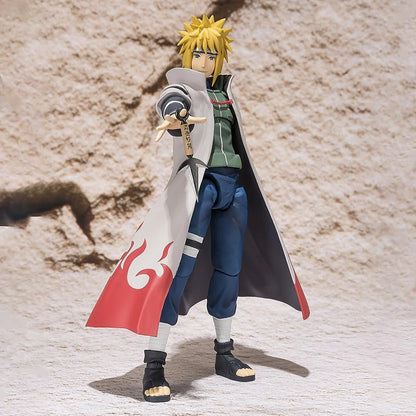SHF Namikaze Minato Hatake Kakashi Action Figure Anime NARUTO Shippuden Figures Model Toys 16cm Collection Movable Doll Gifts
