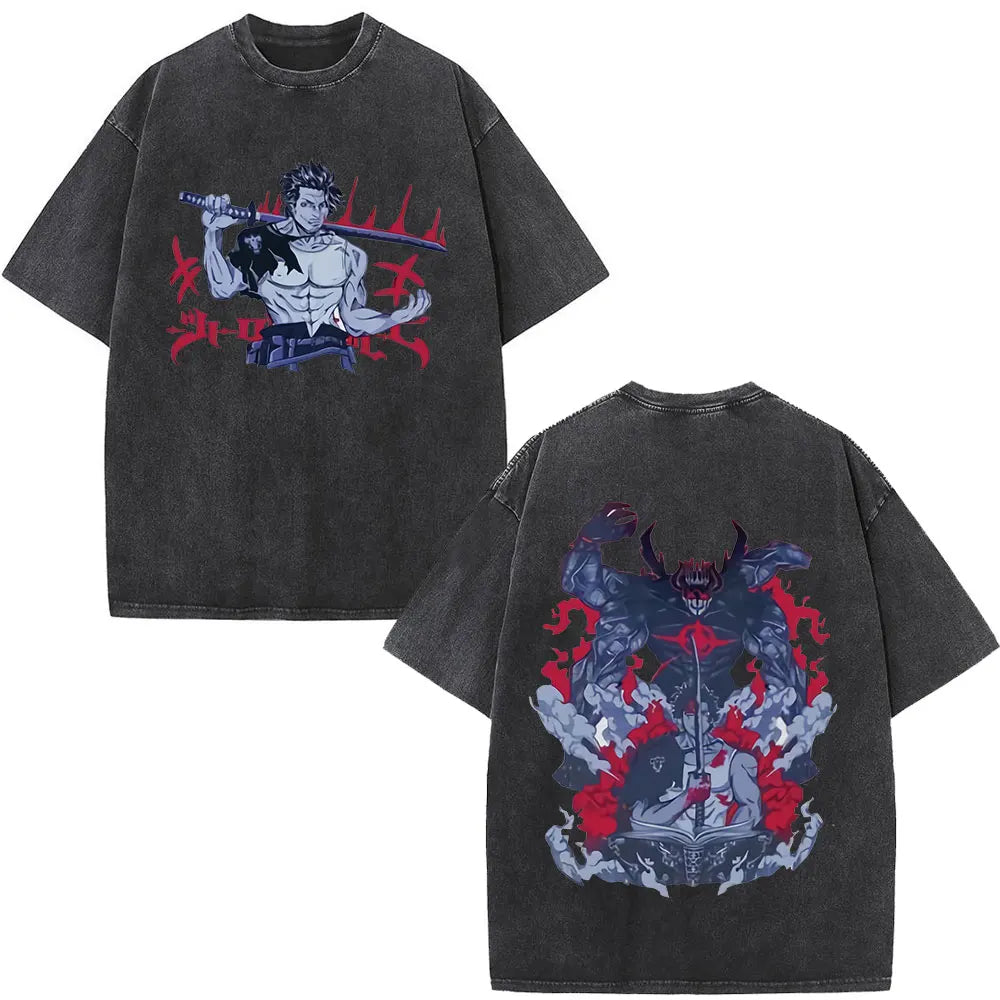 Black Clover Yami Sukehiro Washed T Shirt