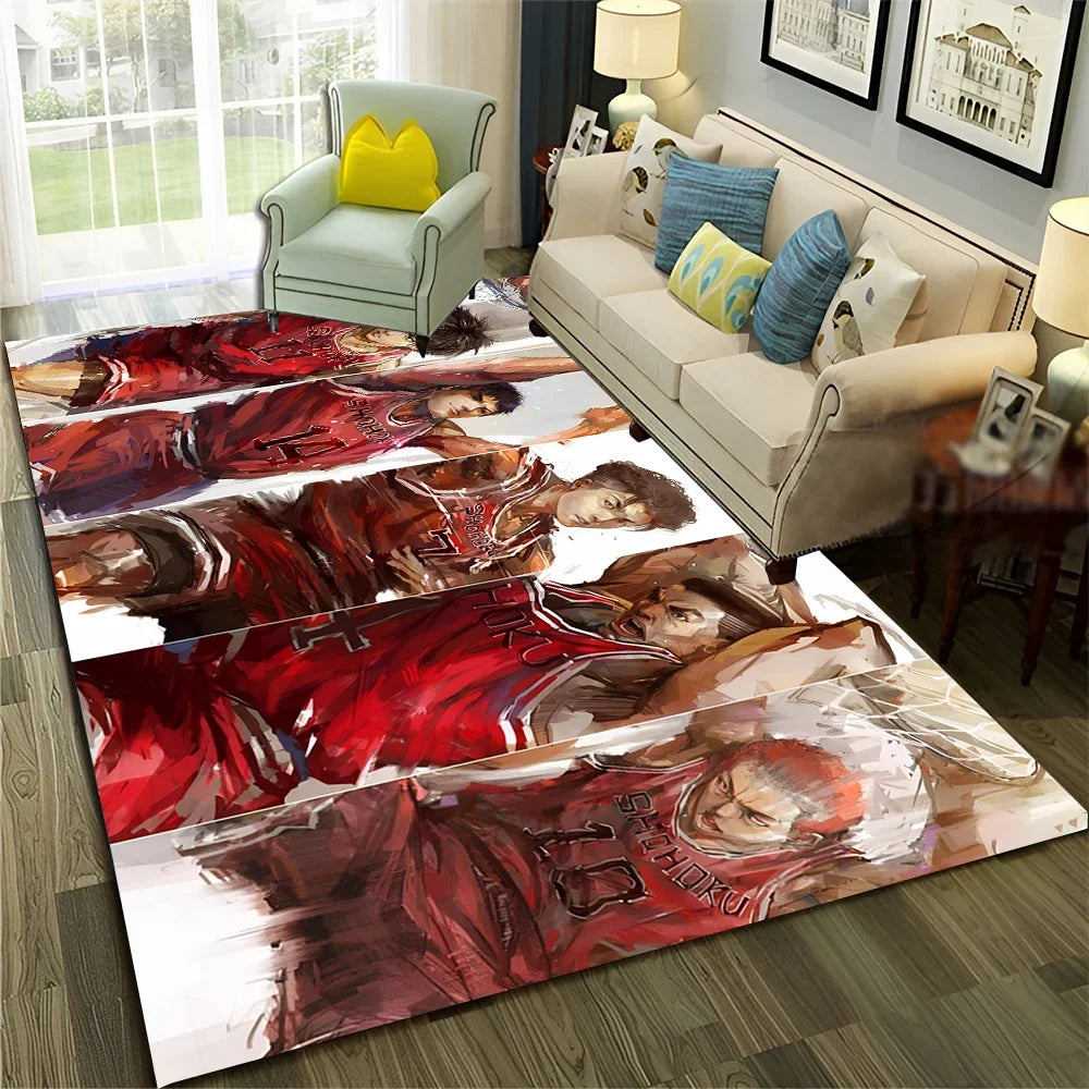 Slam Dunk Basketball Rug