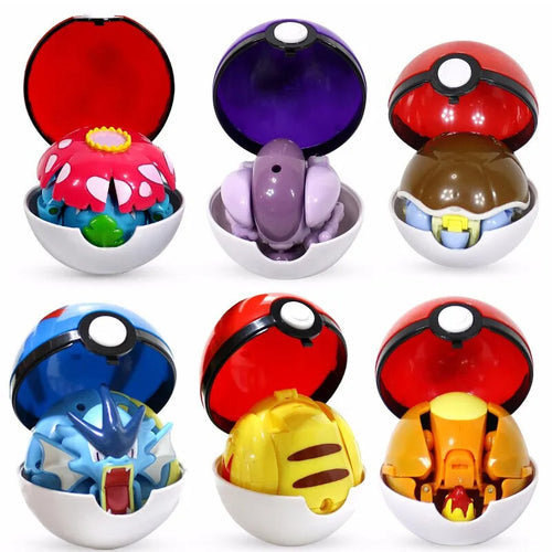 18 style Pokemon Figures Toys elf Monsters Ball Model