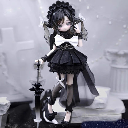 In Stock Minty Ocean Gem Series 1/8bjd Blind Box Movable Joint Doll Mystery Box Kawaii Action Anime Figure surprise Toy Gift