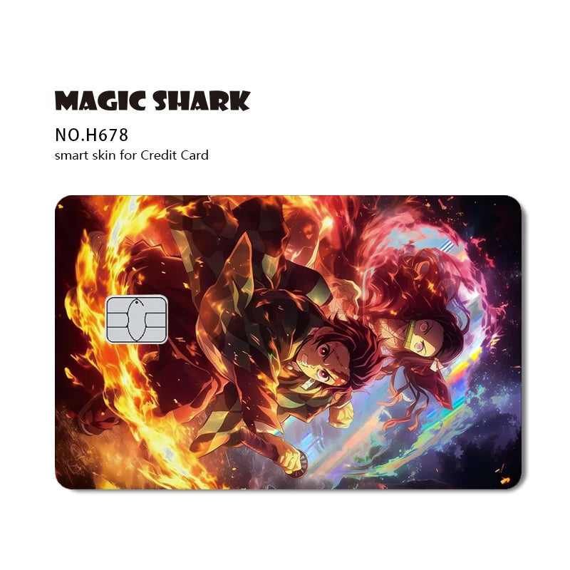 Demon Slayer Shinny Holographic Card Skin