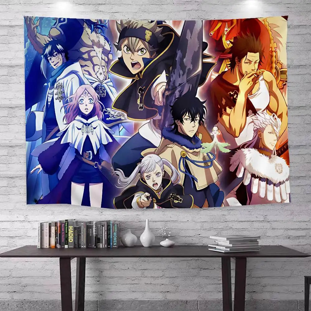 Black Clover Bohemian Tapestry
