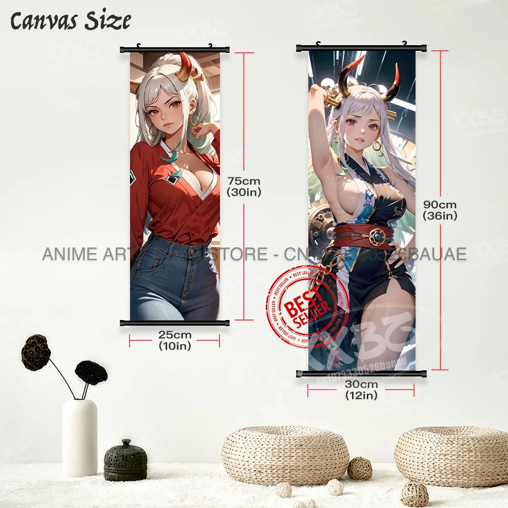 One Piece Yamato Canvas Poster