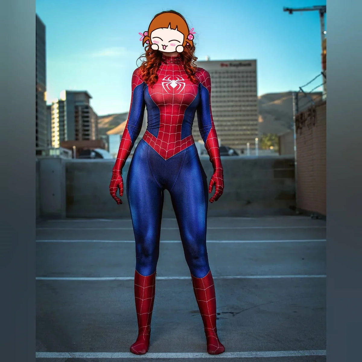 Spider-Man Spider-Woman Bodysuit