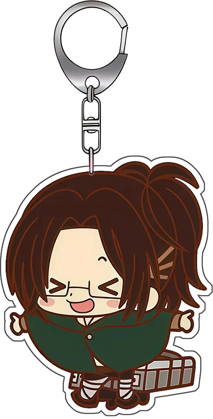 6Cm Acrylic Keychain for Attack on Titan Armin Arlert nime Cartoons Backpack Decoration Pendant Cute Anime Merchandise Fan Gift