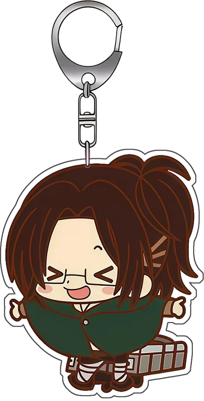6Cm Acrylic Keychain for Attack on Titan Armin Arlert nime Cartoons Backpack Decoration Pendant Cute Anime Merchandise Fan Gift